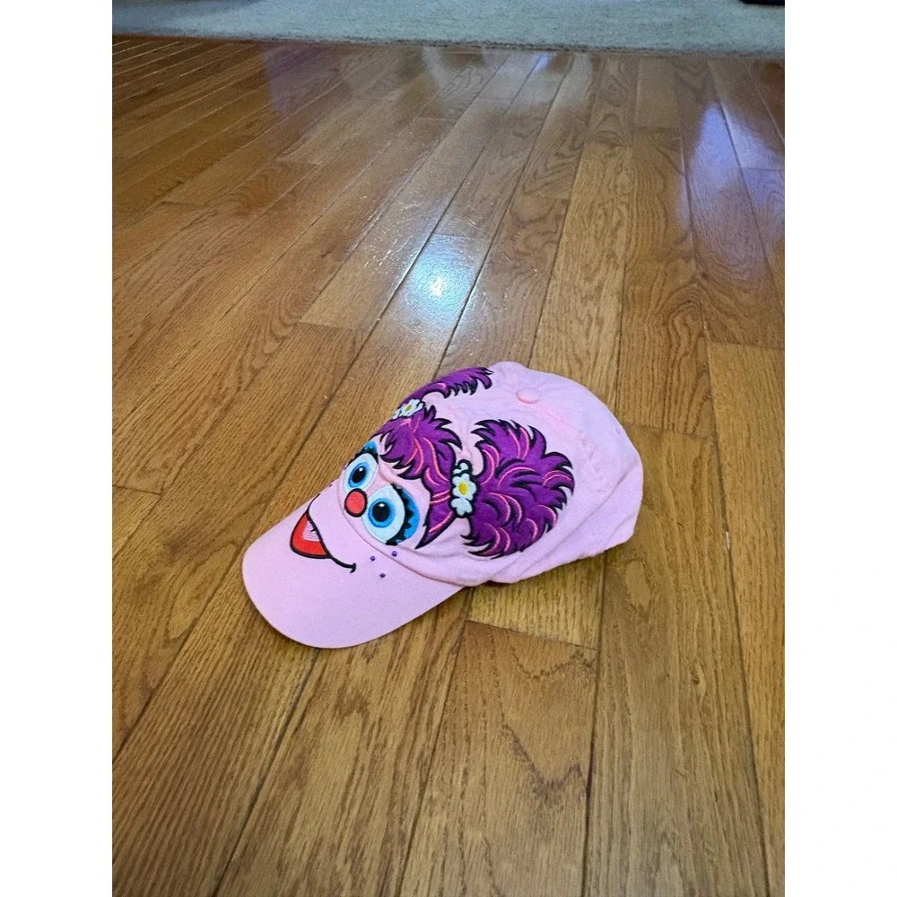 Vintage‎ kids Sesame Place Abby Cadabby Pink Hat Youth Baseball Cap